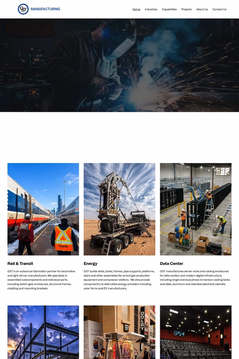Gst-Manufacturing Homepage 1440px