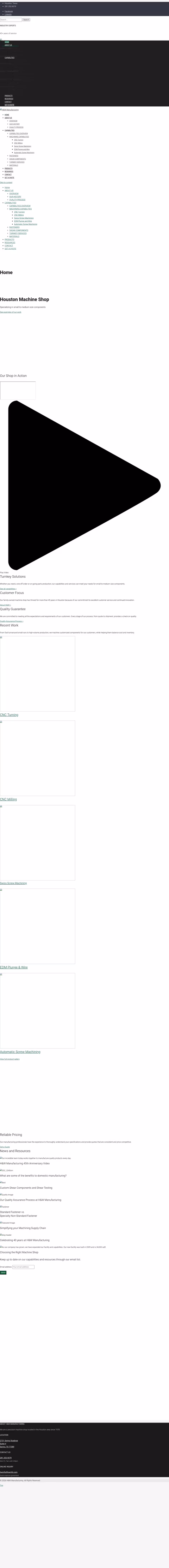 H-W-Manufacturing Homepage 1440px