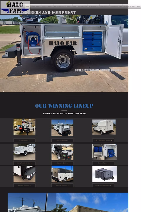 Halo-Fabrication-Metalworks Homepage 1440px