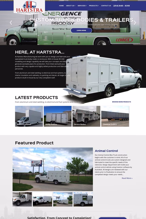 Hartstra-Manufacturing Homepage 1440px