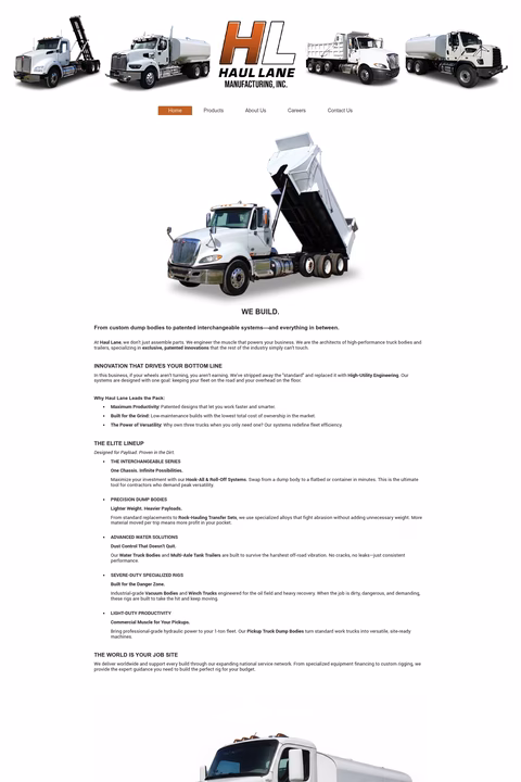 Haul-Lane-Manufacturing Homepage 1440px
