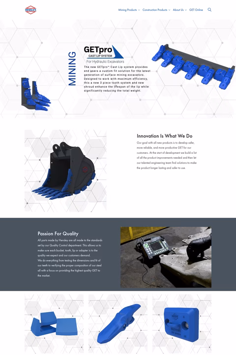 Hensley-Industries Homepage 1440px