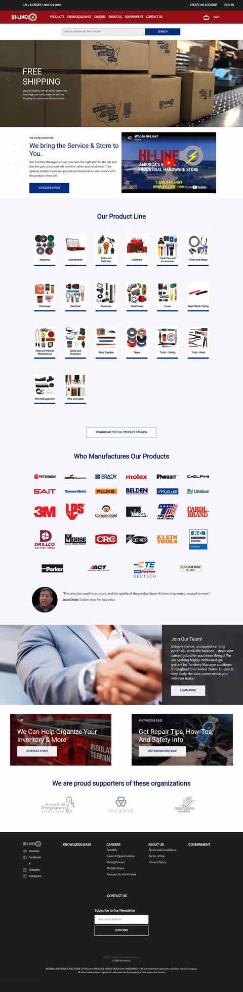 Hi-Line-Inc Homepage 1440px