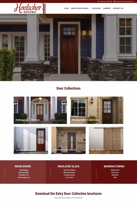 Hoelscher-Doors Homepage 1440px