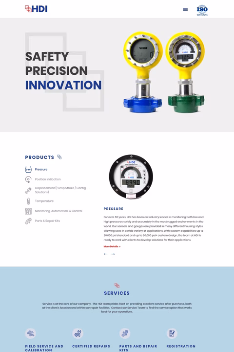 Houston-Digital-Instruments Homepage 1440px