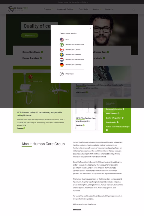 Human-Care-Usa Homepage 1440px