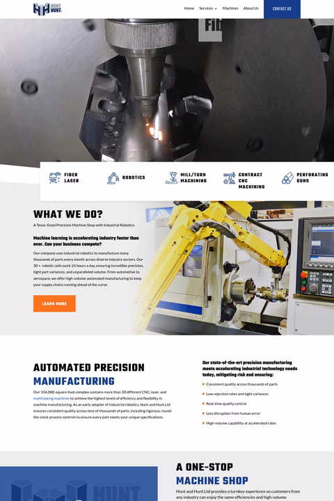 Hunt-Hunt Homepage 1440px