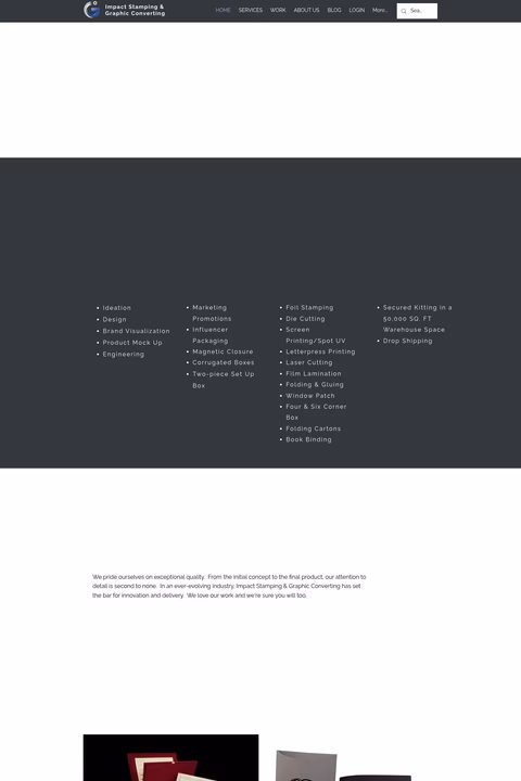 Impact-Stamping-Graphic-Converting Homepage 1440px