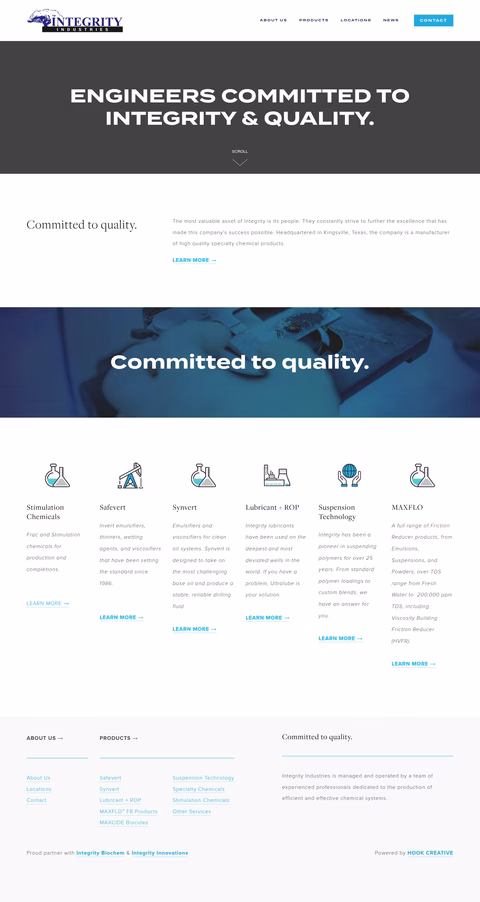 Integrity-Industries Homepage 1440px
