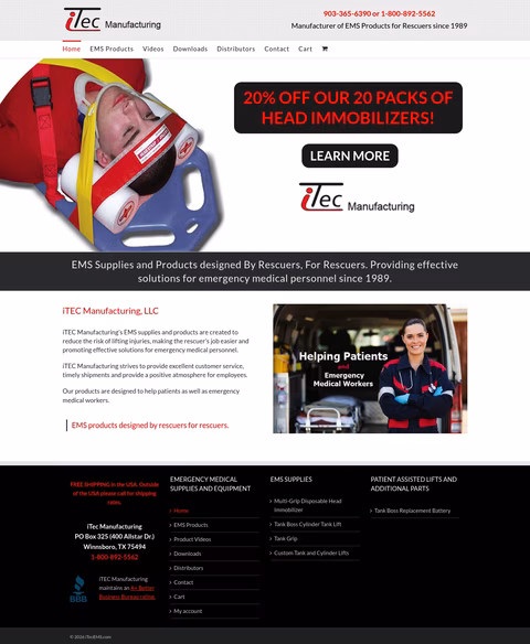 Itec-Manufacturing Homepage 1440px