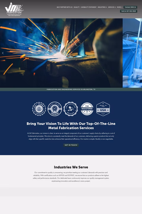 Jm-Fabrication Homepage 1440px