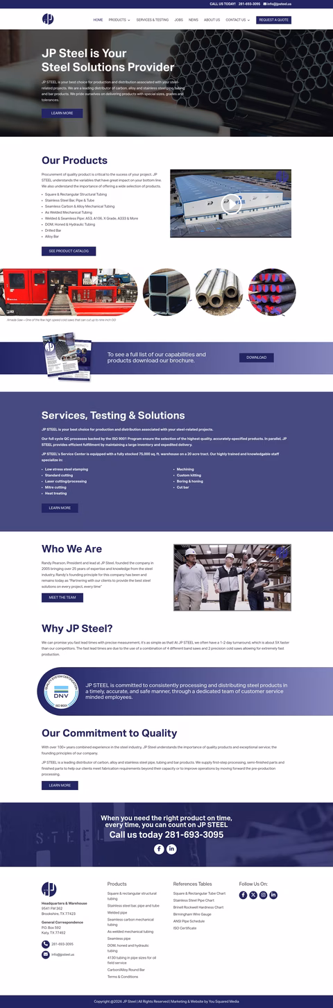 Jp-Steel Homepage 1440px