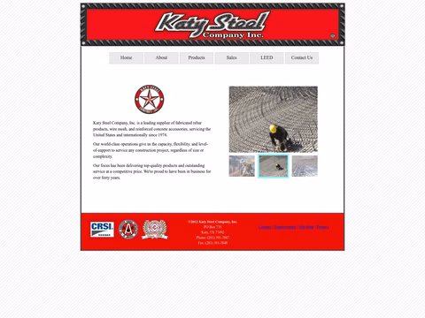Katy-Steel-Company Homepage 1440px