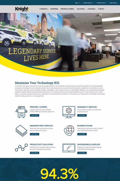 Knight-Office-Solutions Homepage 1440px