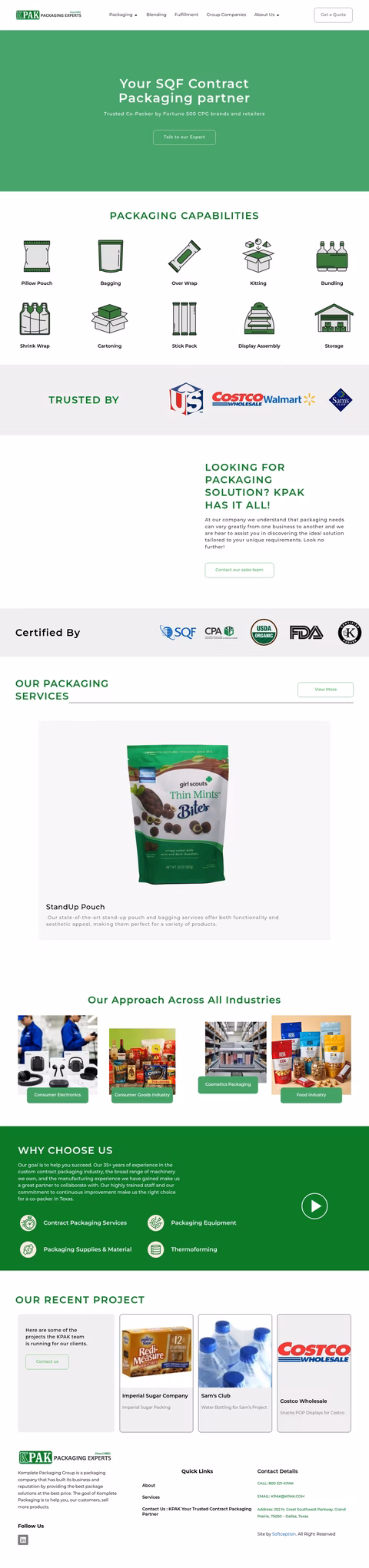 Komplete-Packaging-Kpak Homepage 1440px