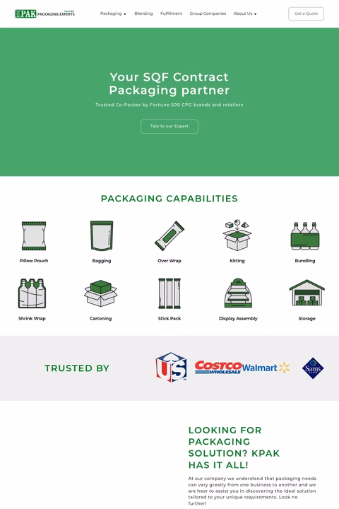 Komplete-Packaging-Kpak Homepage 1440px
