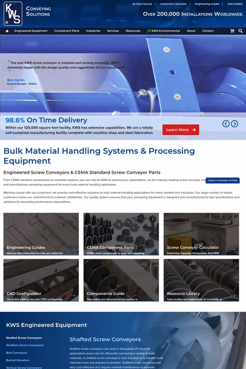 Kws-Manufacturing-Company Homepage 1440px