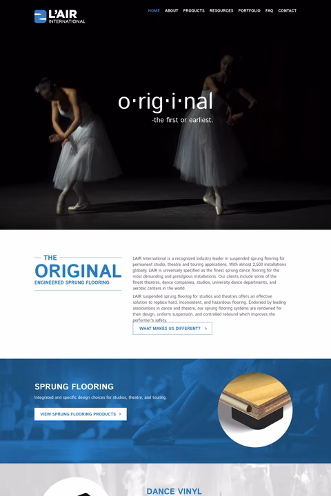 Lair-International Homepage 1440px
