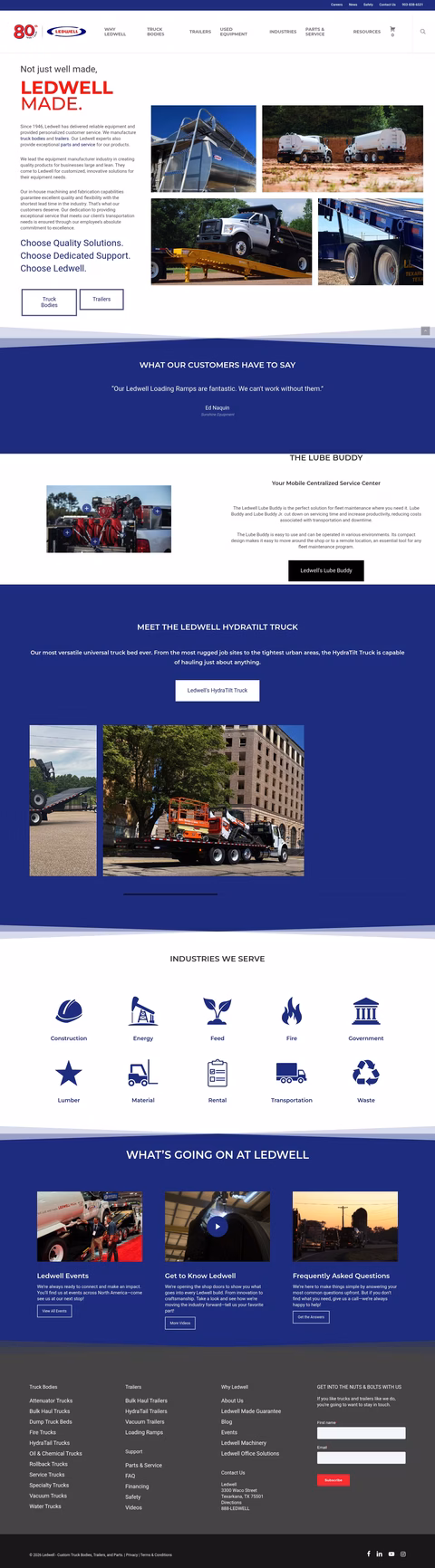 Ledwell-Son-Truck-Body Homepage 1440px