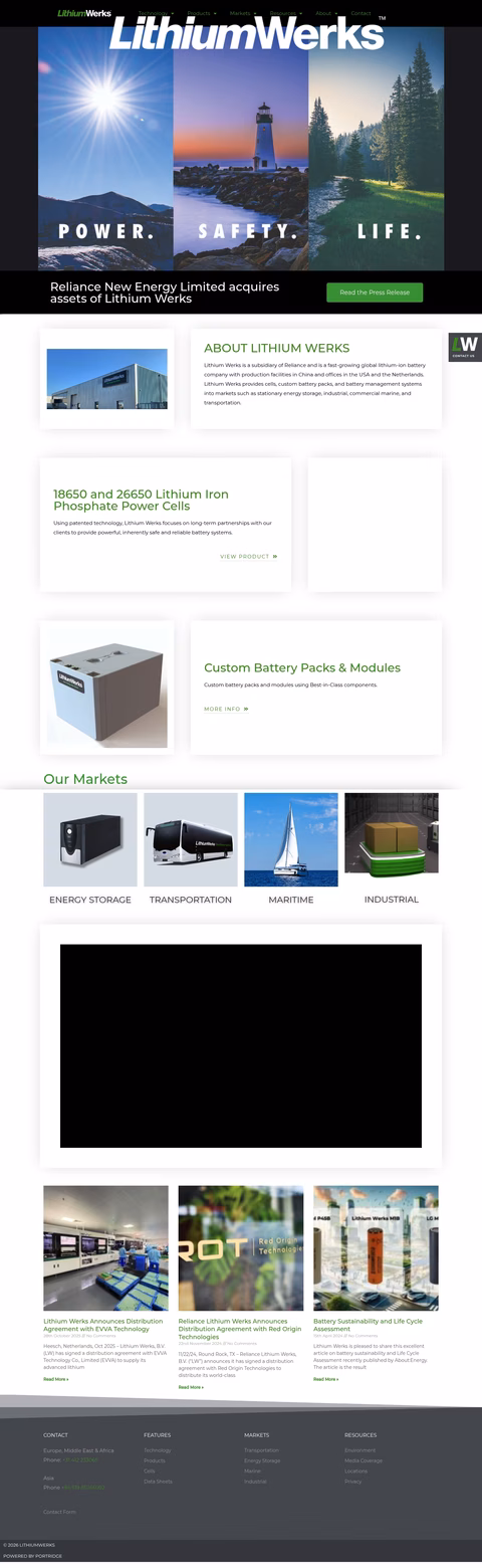 Lithium-Werks Homepage 1440px