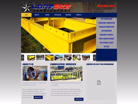 Lonestar-Fabricators Homepage 1440px