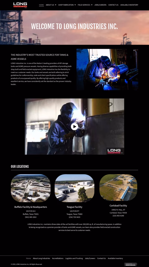 Long-Industries Homepage 1440px