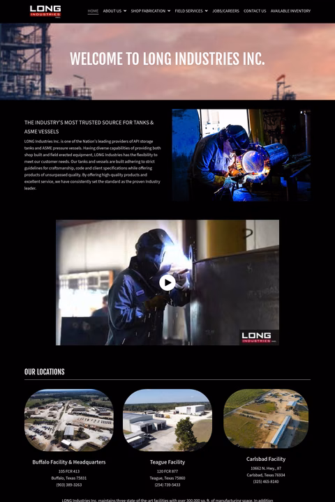 Long-Industries Homepage 1440px