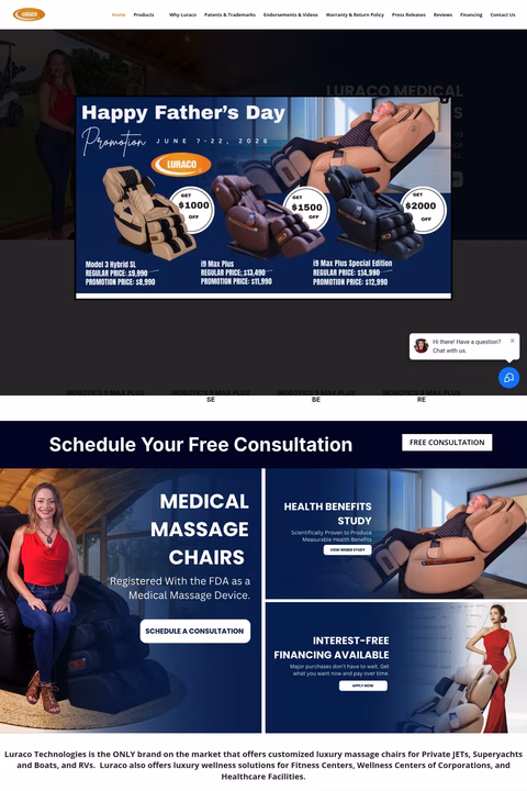 Luraco Homepage 1440px