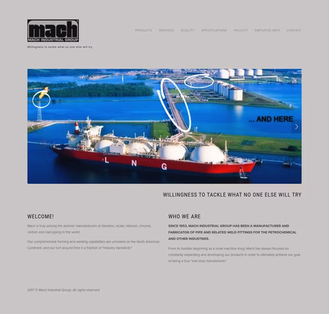 Mach-Industrial-Group Homepage 1440px