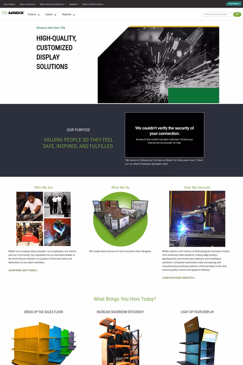Madix-Inc Homepage 1440px