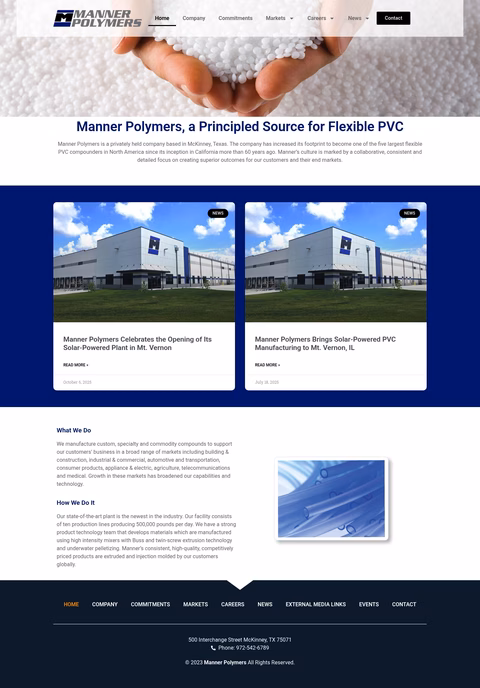 Manner-Polymers Homepage 1440px