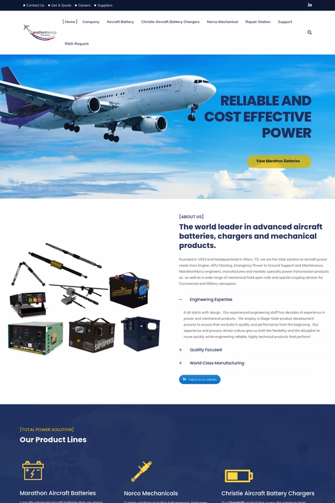 Marathonnorco-Aerospace Homepage 1440px