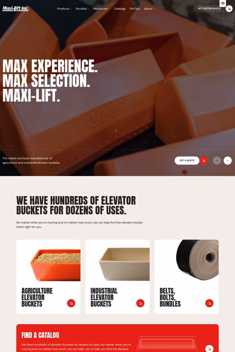 Maxi-Lift Homepage 1440px