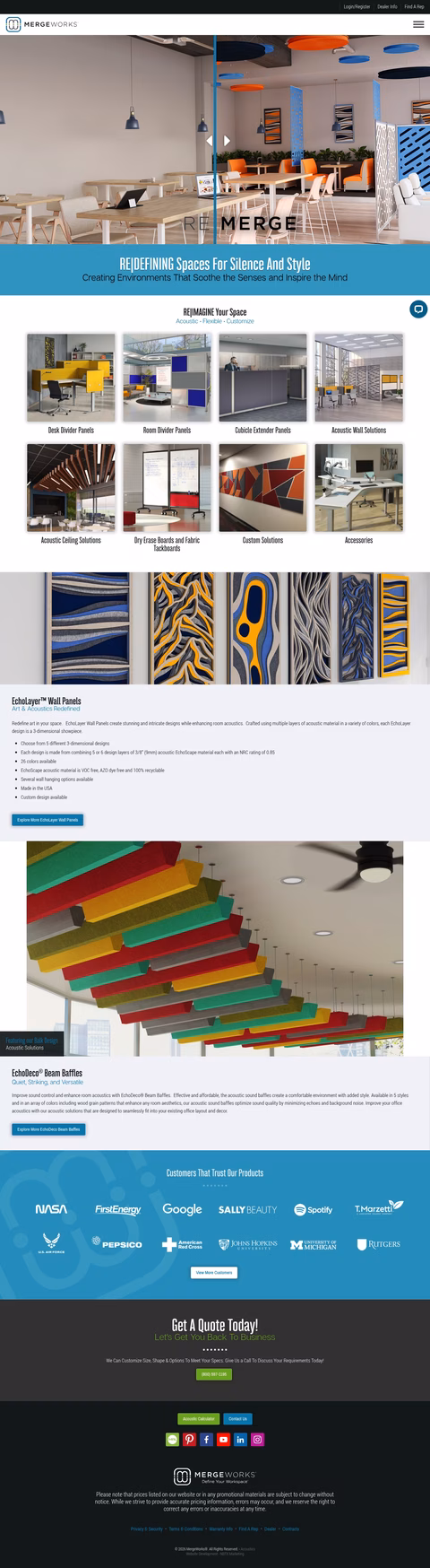 Mergeworks Homepage 1440px