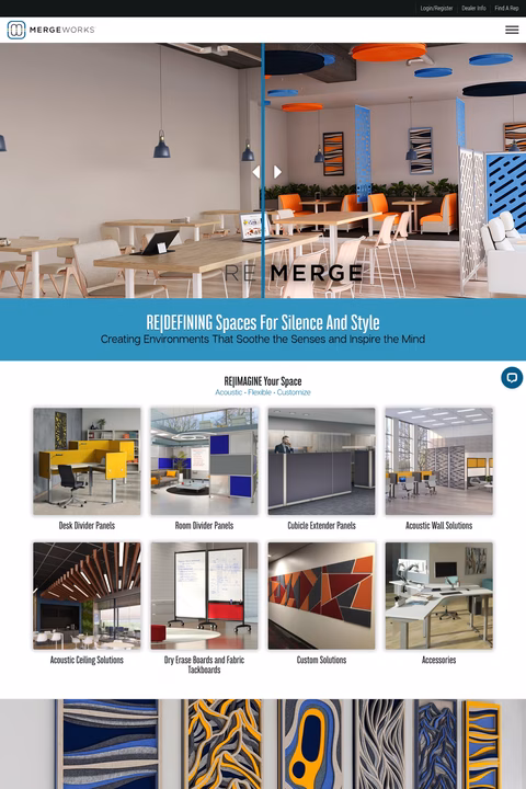 Mergeworks Homepage 1440px