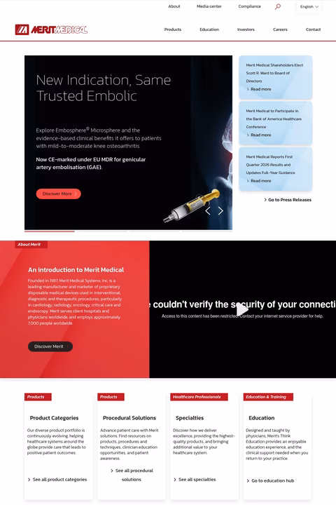 Merit-Medical Homepage 1440px