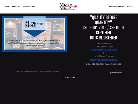 Micro-Mold-Plastics-Usa Homepage 1440px