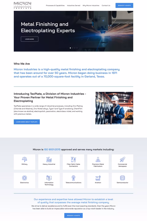Micron-Industries Homepage 1440px