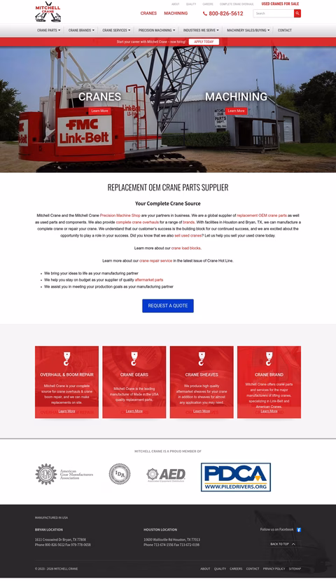 Mitchell-Crane Homepage 1440px