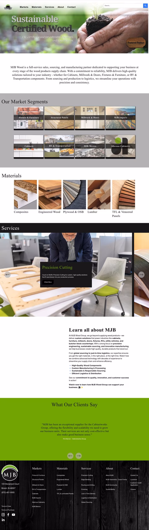 Mjb-Wood Homepage 1440px