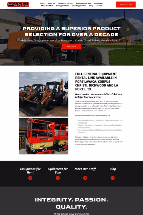 Momentum-Rental-Sales Homepage 1440px