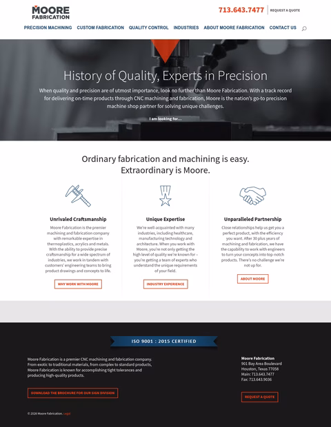 Moore-Fabrication Homepage 1440px