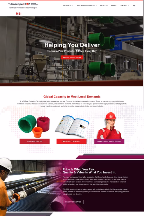 Msi-Pipe-Protection-Technologies Homepage 1440px