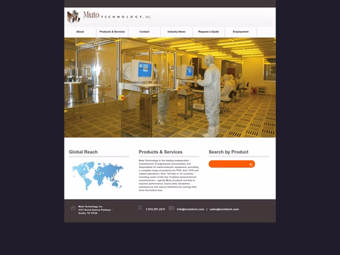Muto-Technology Homepage 1440px