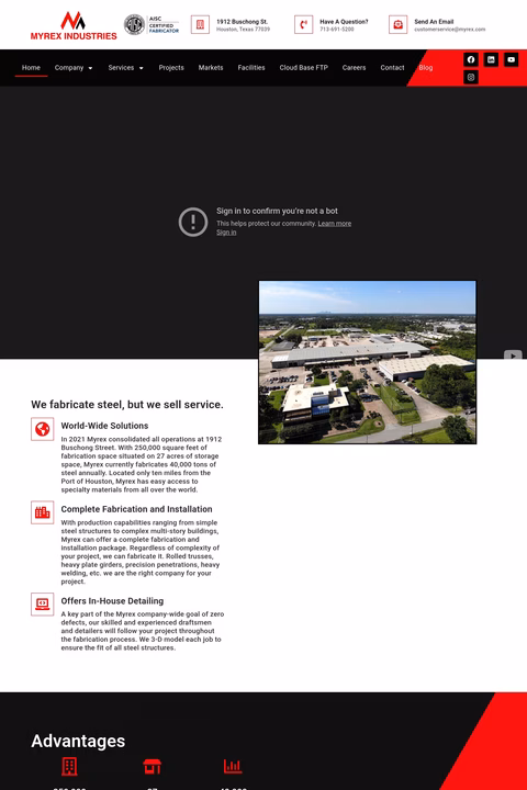 Myrex-Industries Homepage 1440px