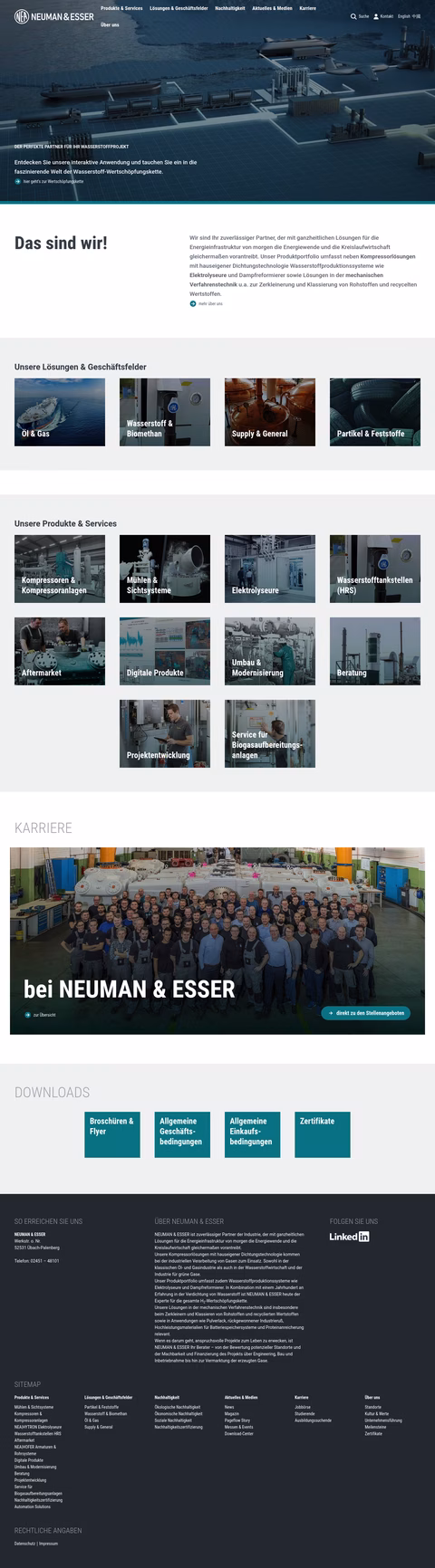 Neuman-Esser Homepage 1440px