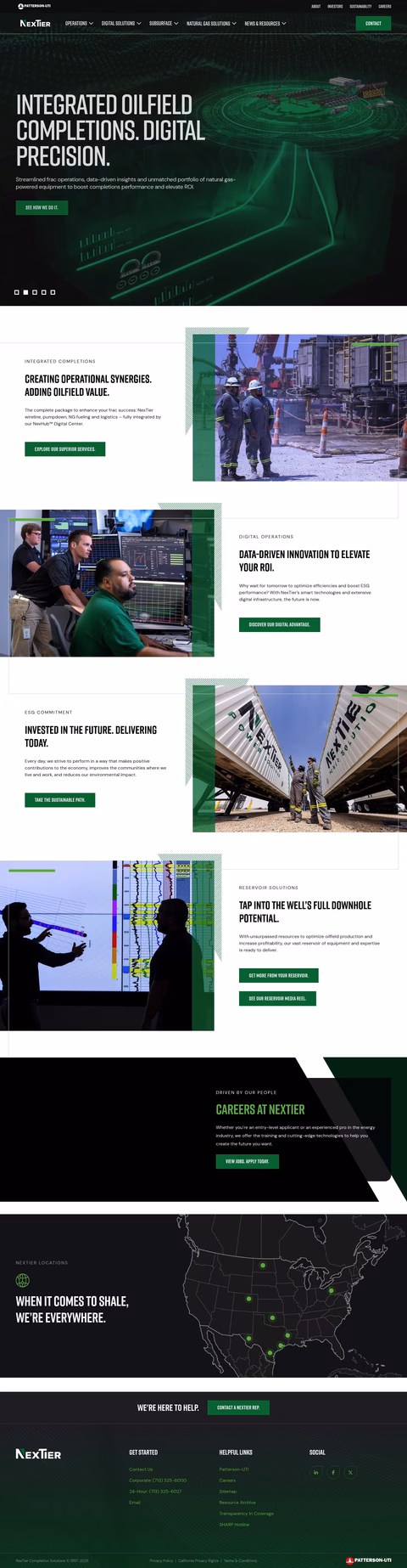 Nextier-Completion-Solutions Homepage 1440px