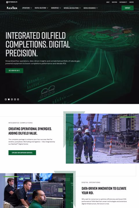 Nextier-Completion-Solutions Homepage 1440px