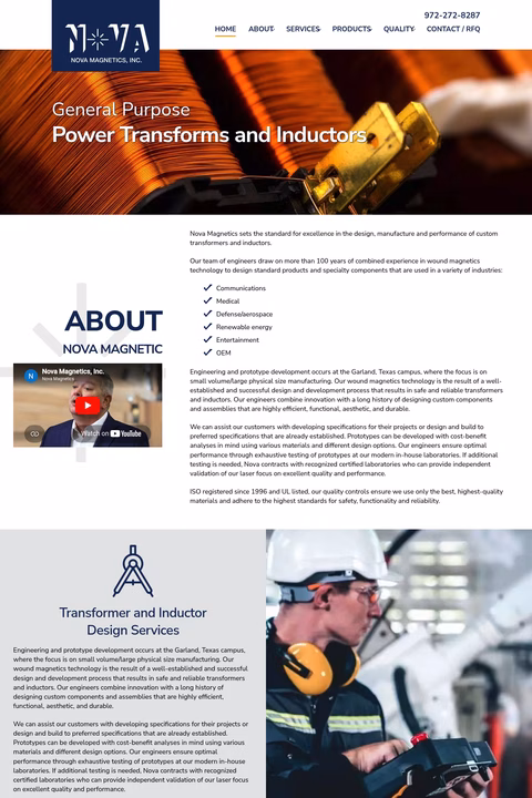 Nova-Magnetics Homepage 1440px