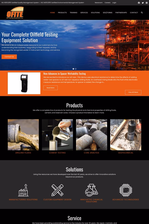 Ofi-Testing-Equipment Homepage 1440px